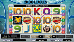 20,000 Leagues (Cryptologic) Screenshot