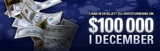Gratisturnering Pokerstars