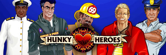 Sneak a Peek Hunky Heroes