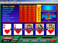 Royal Flush Videopoker