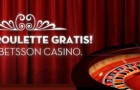 Gratis snurr på Betsson roulettte