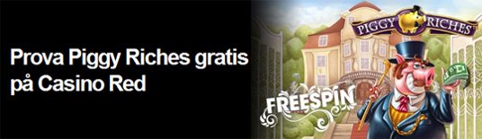 10 free spins på Piggy Riches