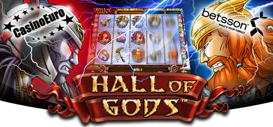 Hall of Gods på CasinoEuro och Betsson