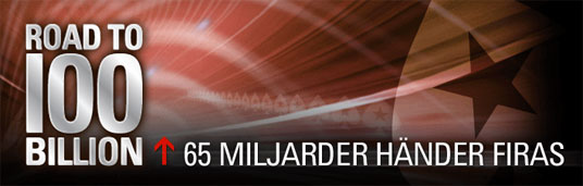 65 miljarder händer firas på PokerStars