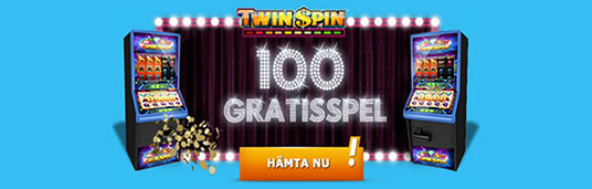 100 free spins på Twins Spins