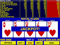 Royal Straight Flush Videopoker