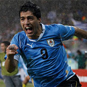 Italien mot Uruguay