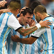 Argentina mot Schweiz