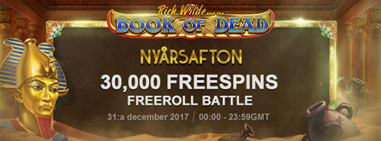 Nyårsafton Freeroll Battle Videoslots